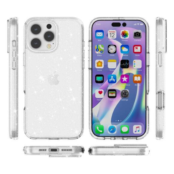 CLEAR GLITTER TRANSPARENT CASE Clear case PHONE CASES 13