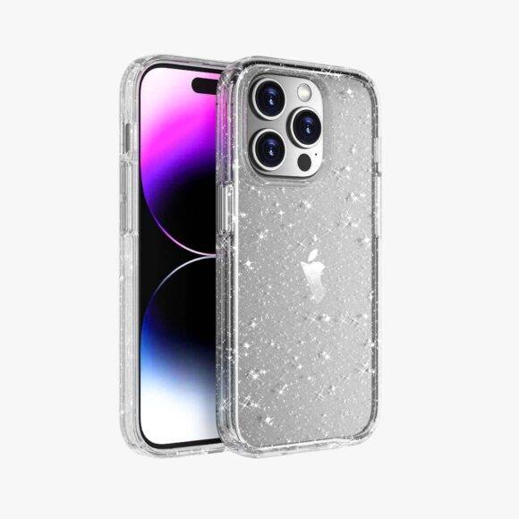 CLEAR GLITTER TRANSPARENT CASE Clear case PHONE CASES 10