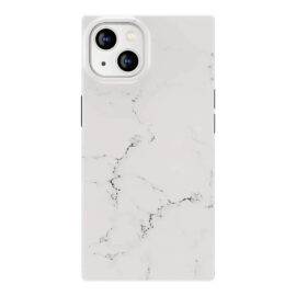 WHITE MARBLE SQUARE CASE lightweight case PHONE CASES 2