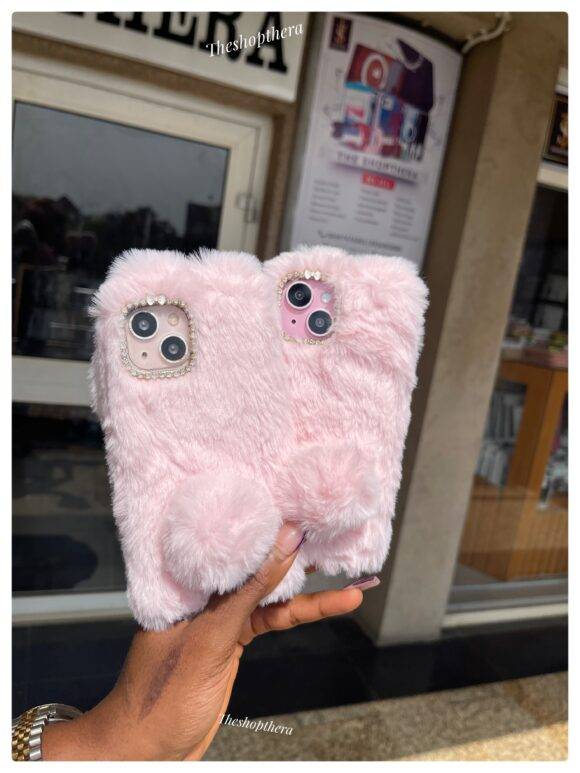 LIGHT PINK FUR Cute case PHONE CASES 9