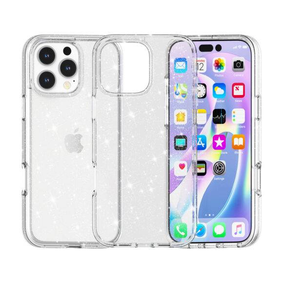 CLEAR GLITTER TRANSPARENT CASE Clear case PHONE CASES 11