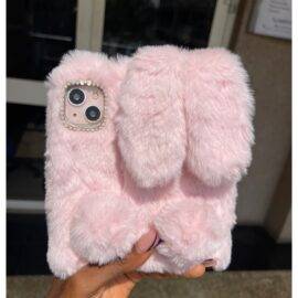 LIGHT PINK FUR Cute case PHONE CASES