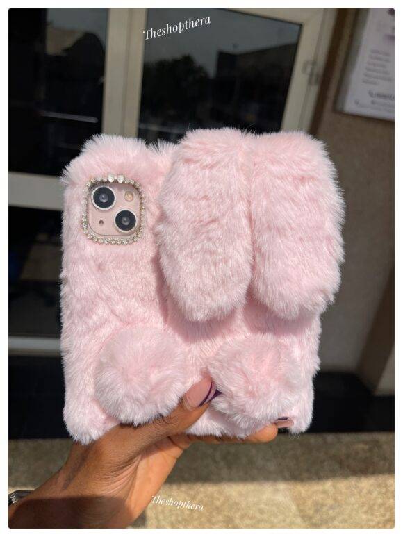 LIGHT PINK FUR Cute case PHONE CASES 2