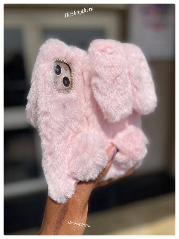 LIGHT PINK FUR Cute case PHONE CASES 4