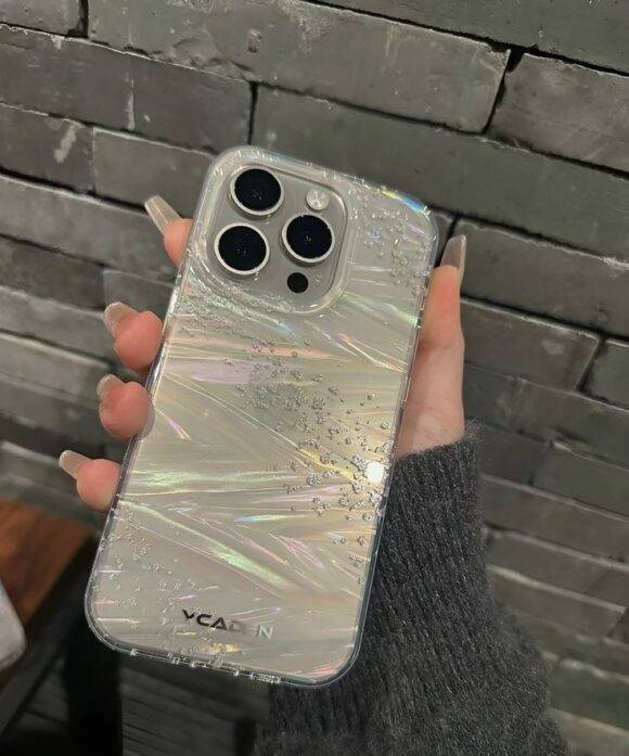 TRANSLUCENT HOLO LINES CASE Flexible case PHONE CASES 3