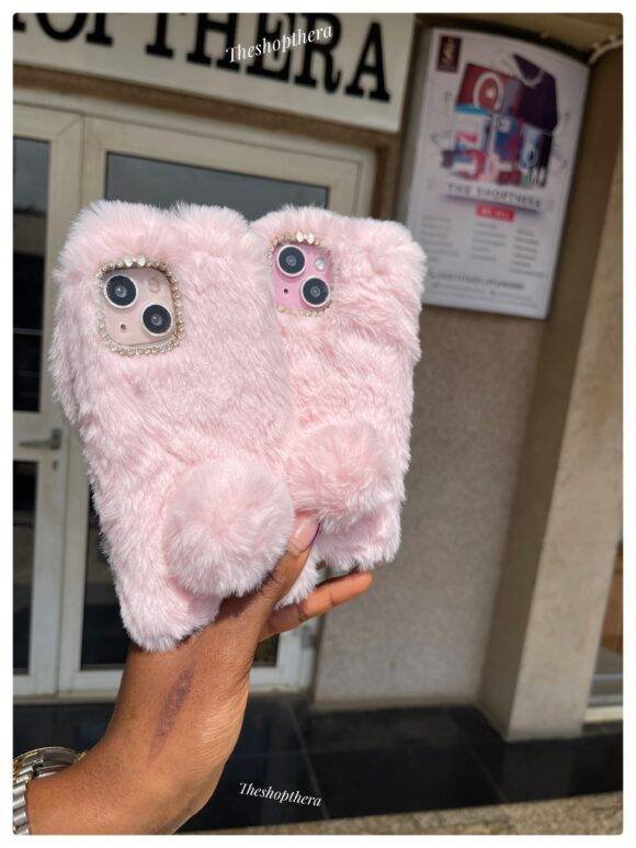 LIGHT PINK FUR Cute case PHONE CASES 8