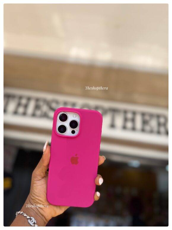 DARK SASSY PINK OPEN SILICONE CASE Basic Protection PHONE CASES 4