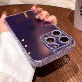 PURPLE EDGES GLITTER CAMERA CASE Camera protector case PHONE CASES