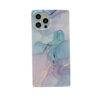 BLUE PINK GOLD SQUARE MARBLE CASE Blue case PHONE CASES 5