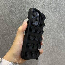 BLACK STICKY CASE 3d case PHONE CASES 2