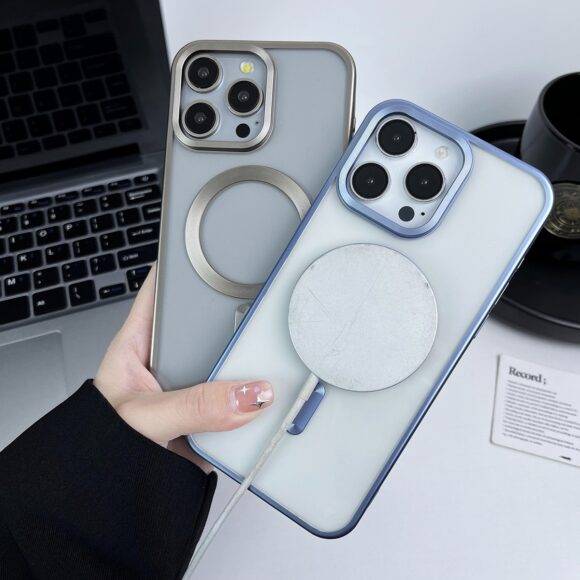 BLUE PLATING MAGSAFE CASE Basic Protection PHONE CASES 4