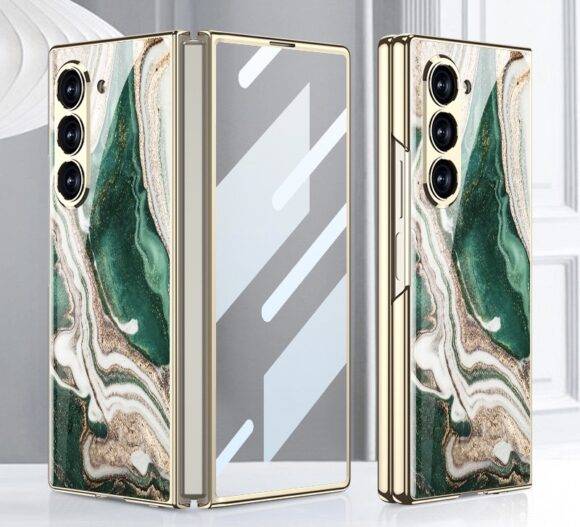 GREEN WHTE MARBLE CASE Basic Protection PHONE CASES 2