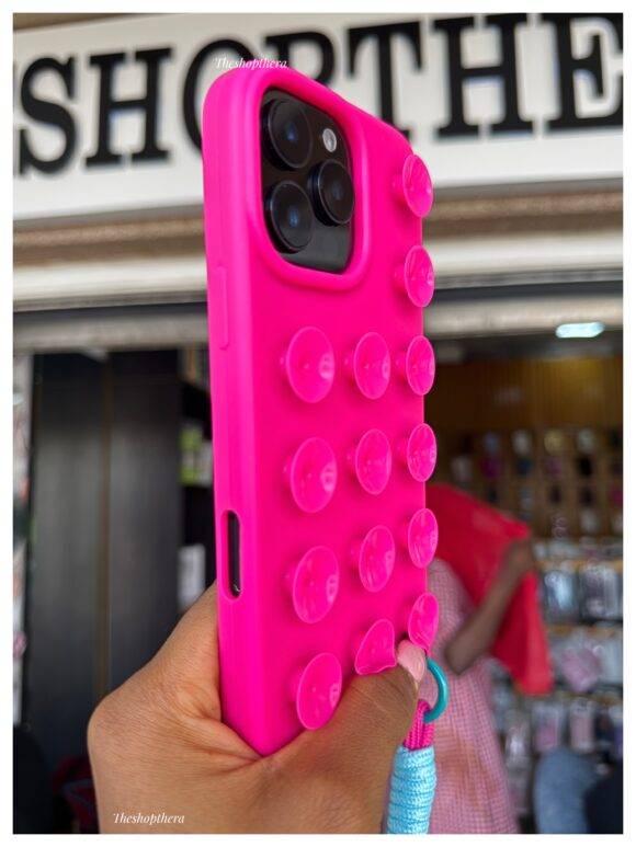 HOT PINK STICKY CASE 3d case PHONE CASES 8