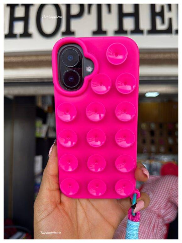 HOT PINK STICKY CASE 3d case PHONE CASES 9