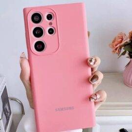 PINK SILICONE SAMSUNG CASE Basic Protection PHONE CASES