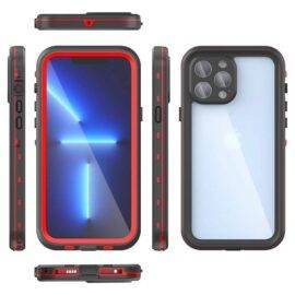 RED WATERPROOF CASE 360 case PHONE CASES