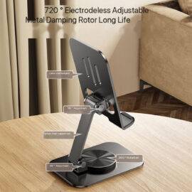 BLACK METALLIC 360 PHONE STAND BLACK PHONE STAND PHONE & PAD STANDS 2