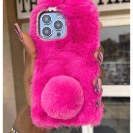 HOT PINK FUR Cute case PHONE CASES 2