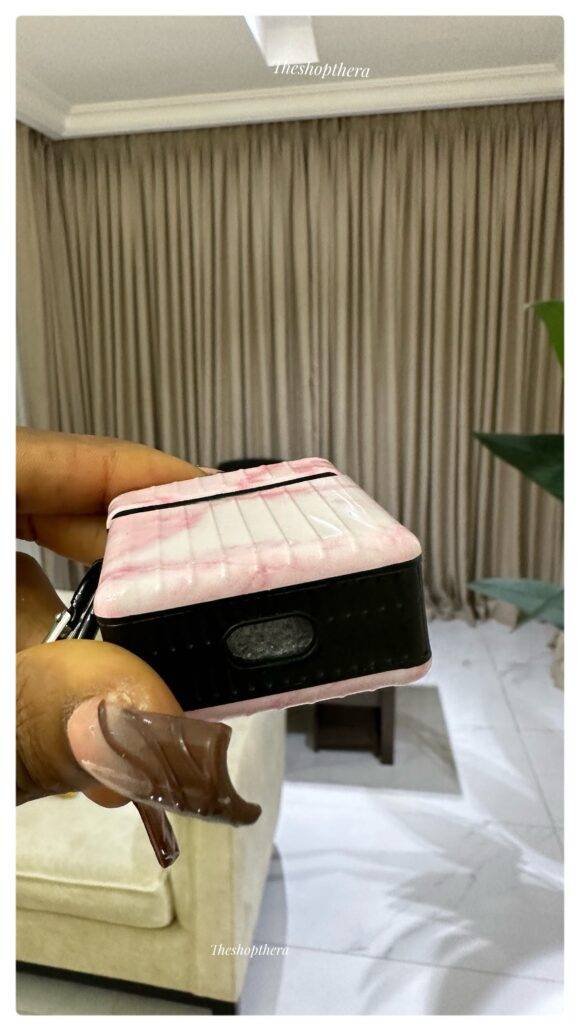 PINK MARBLE AIRPOD CASE - Image 4