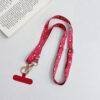 RED LOVE ADJUSTABLE LANYARD