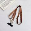 BROWN LOVE ADJUSTABLE LANYARD