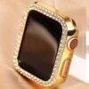 YELLOW GOLD DOUBLE ROW STONEDWATCH PROTECTOR