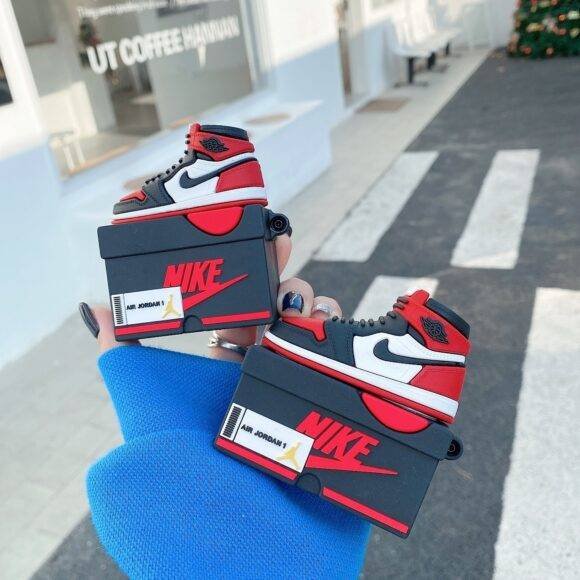 RED NIKE SHOE BOX AIRPOD