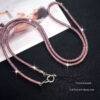 ROSE GOLD GLITTER LONG LANYARD