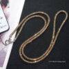GOLD GLITTER LONG LANYARD