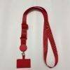 RED ADJUSTABLE LANYARD