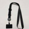 BLACK ADJUSTABLE LANYARD