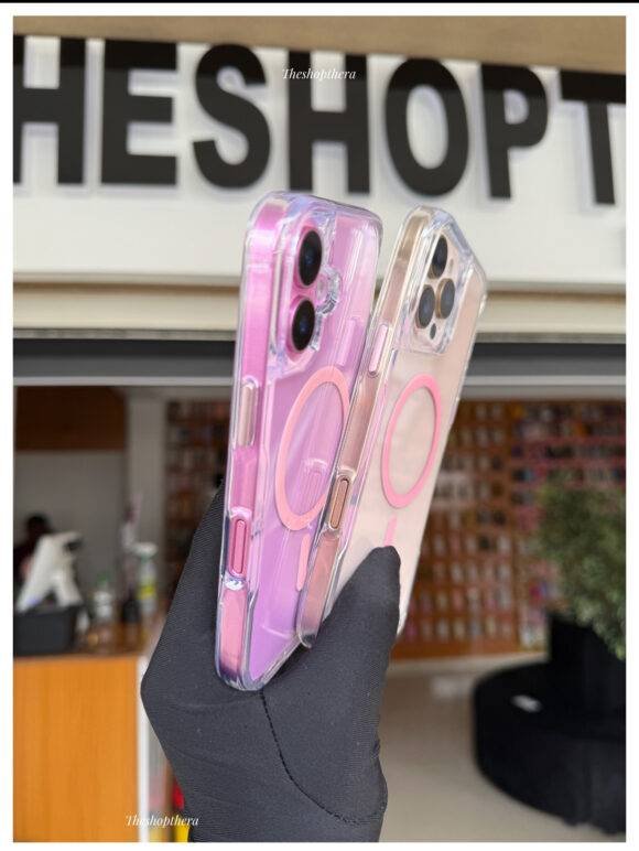 PINK TRANSPARENT SLID CASE - Image 3