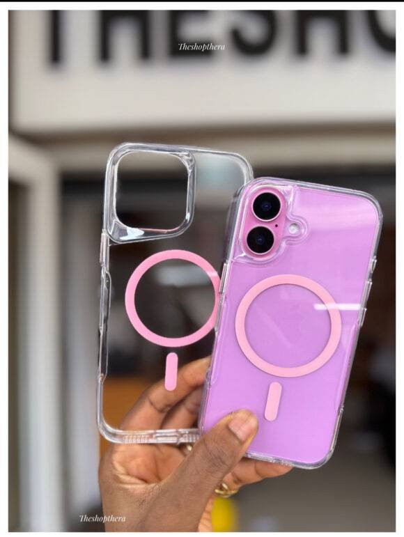 PINK TRANSPARENT SLID CASE