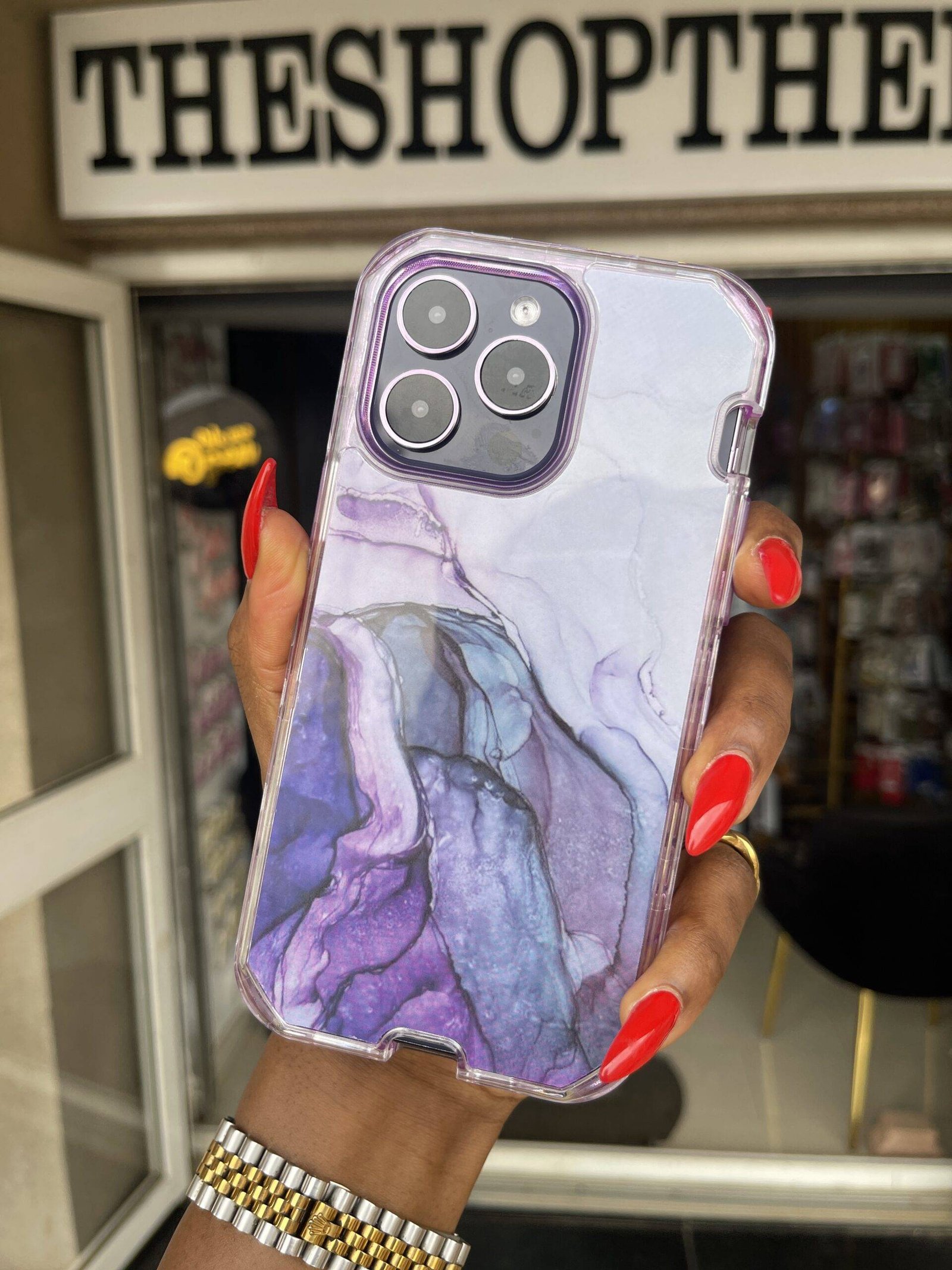 PURPLE OCEAN WAVY 3IN1 MARBLE - Image 2