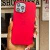 RED MAGSAFE SILICONE 13PM