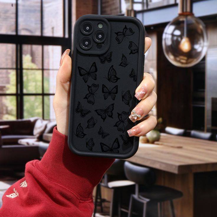 BLACK MULTIPLE BUTTERFLY THESUS CASE