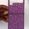 PURPLE 3D STONED SAMSUNG