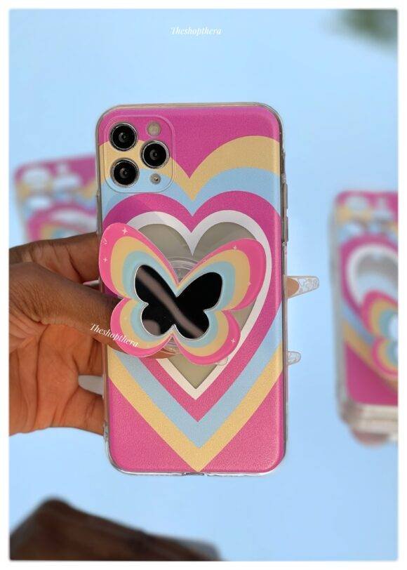 MULTICOLOR BUTTERFLY POPSOCKET - Image 3