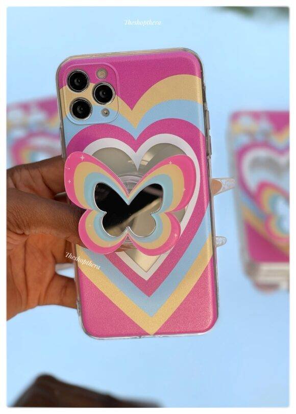 MULTICOLOR BUTTERFLY POPSOCKET - Image 4