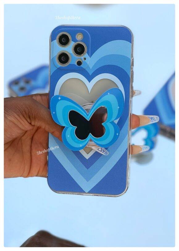 BLUE BUTTERFLY POPSOCKET - Image 2