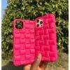 HOT PINK SILICONE INTERWOVEN