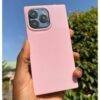 HOT PINK PLAIN SQUARE
