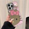 PINK KITTY REFLECTIVE CASE