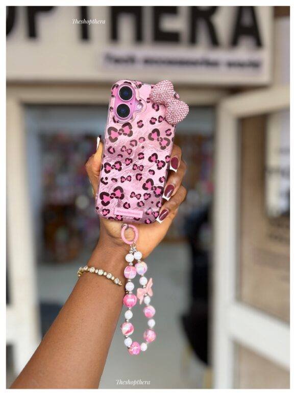 PINK CHEETAH BOW CASE - Image 2