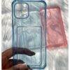 BLUE TRANSPARENT WALLET