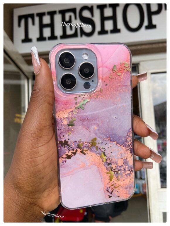PINK MARBLE DUST CASE - Image 2