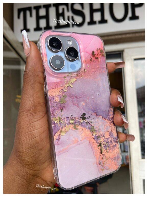 PINK MARBLE DUST CASE - Image 3