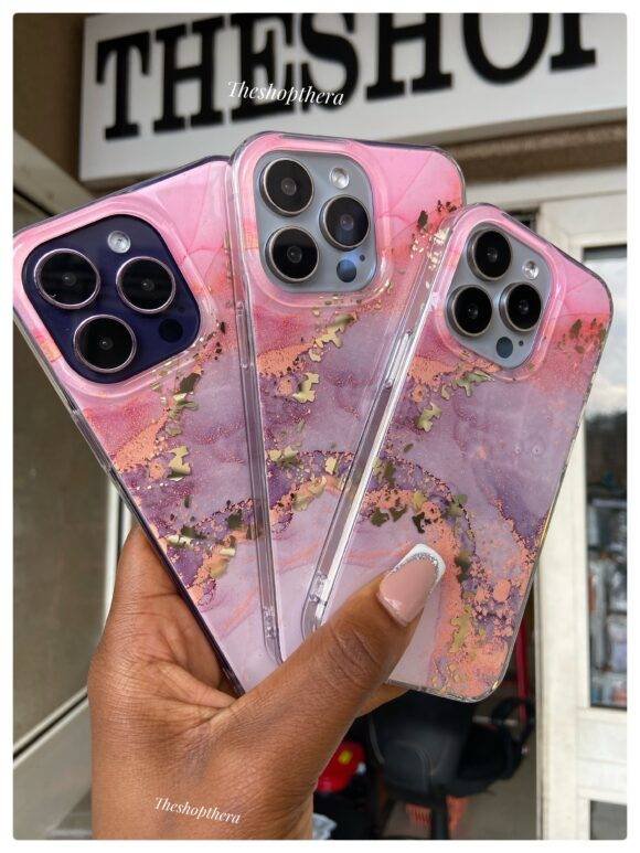 PINK MARBLE DUST CASE - Image 6