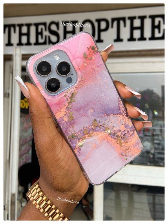 PINK MARBLE DUST CASE - Image 12