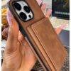BROWN PADDED WALLET 13PM